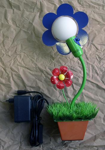 Portable luminaire for children Happy Flower