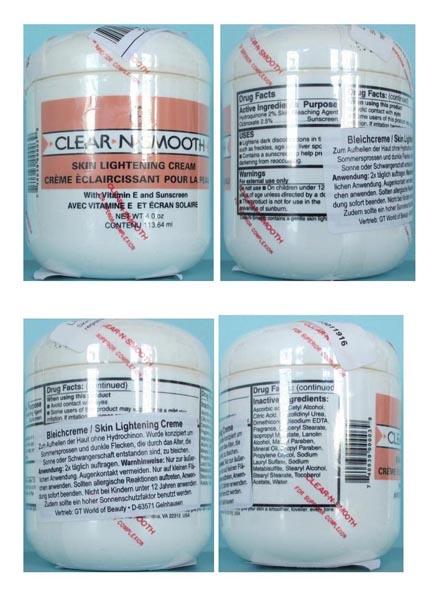 Skin lightening cream