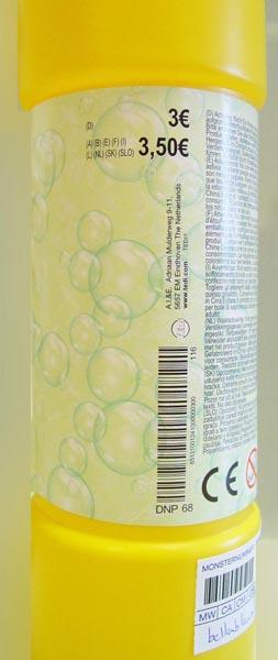 Refill for soap bubble toy