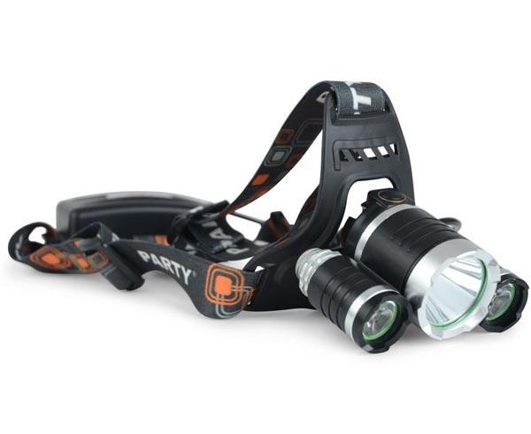 Headlamp with battery charger