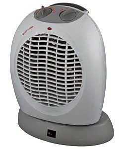Upright electric fan heater.