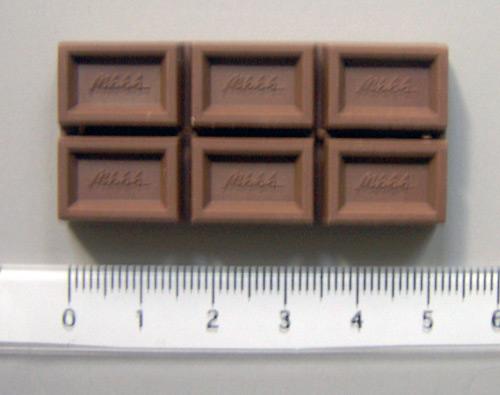 Eraser - Chocolate shaped eraser.