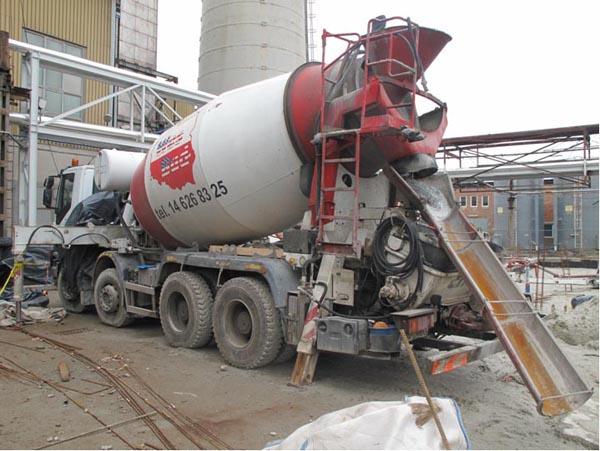 Concrete mixer pump