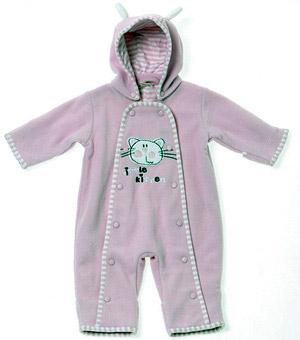 Baby overall in fleece material – Baby Garment