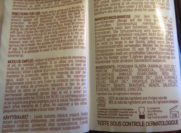 Sunscreen product