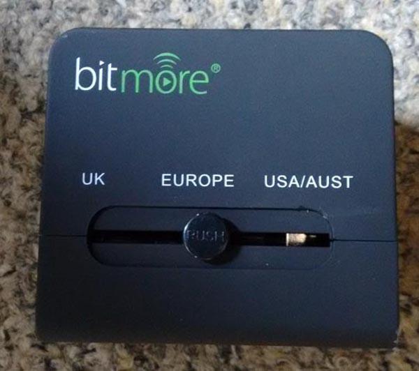 Travel plug adaptor