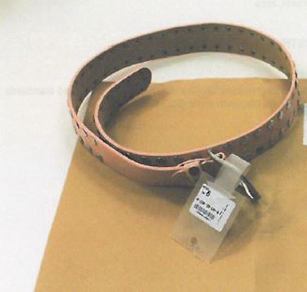 Leather belt