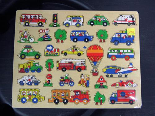 Wooden puzzles:1. baby animals wooden puzzle, 2. baby farm wooden puzzle,3. vehicles wooden sound puzzle,4. farmyard animals wooden puzzle,5. pin head farm and animals wooden puzzle