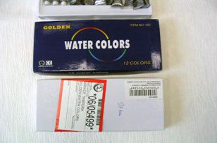Paints – water colours