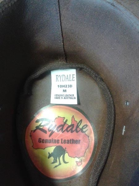 Leather hat