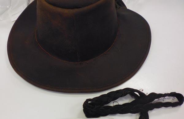 Leather hat