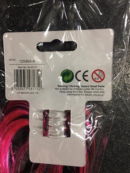 Fancy-dress hair extension