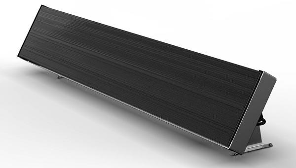 Electric radiant panel heater
