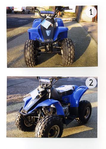 4-wheeled motorised quad bike – 50cc Auto Mini Quad Bike