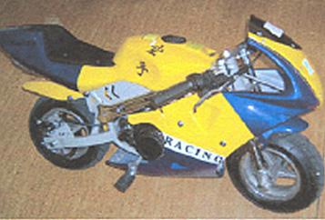 Mini motorbike.