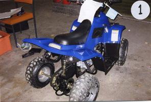 4-wheeled motorised quad bike – 70cc Auto Mini Quad Bike