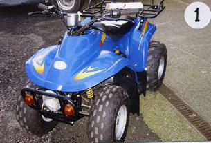 4-wheeled motorised quad bike – 50cc Auto Mini Quad Bike