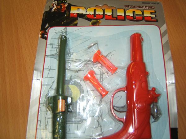 Plastic police gun