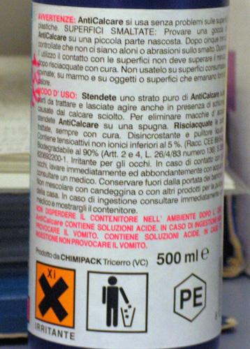 Lime scale remover