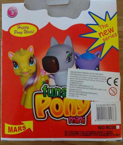 Pony with accessories