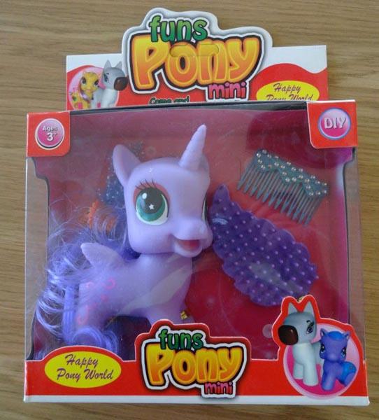 Pony with accessories