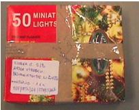Christmas lighting chain