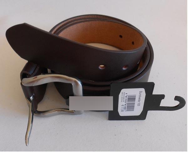 Leather belt
