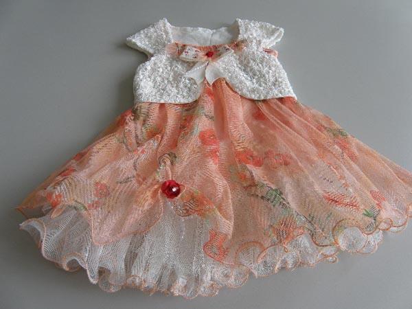 Girls' dress with bolero
