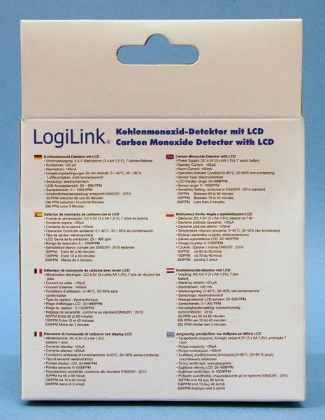 Carbon monoxide detector