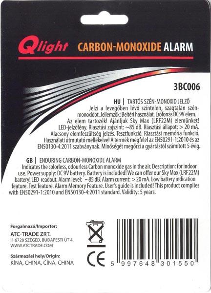 Carbon monoxide detector