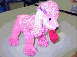 Plush toys – Pink Lady, plush dog