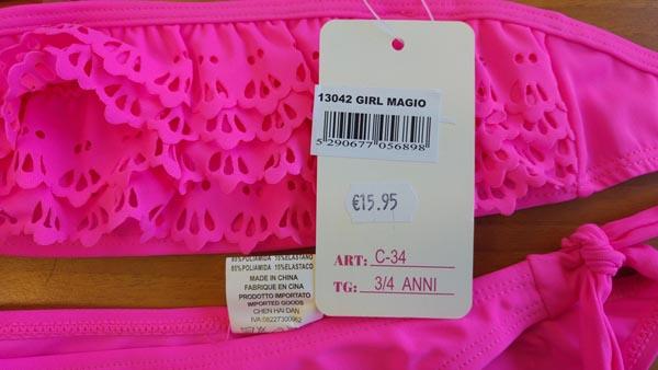 Girls' bikini
