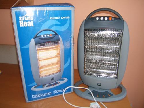 Halogen room heater