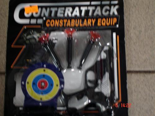 Toy gun – gun with darts 'Police set'
