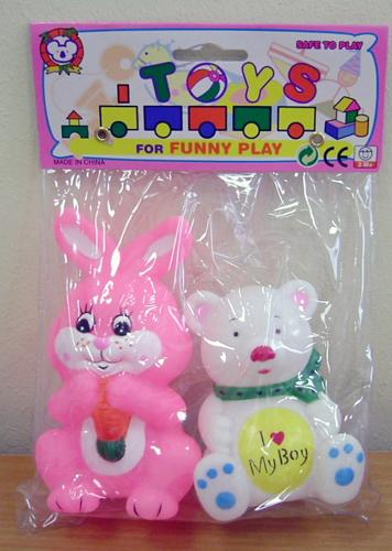 Set of plastic toys – 'Toys for funny play'