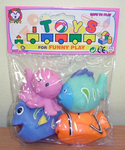Set of plastic toys - 'Toys for funny play'