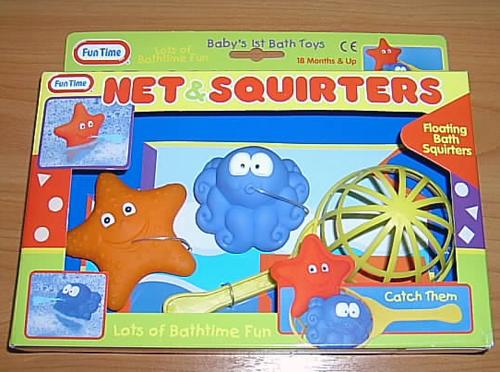 Bath toys - "Net & Squirters"