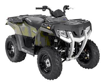 4-wheeled motorised quad bike - Hawkeye ATV (green/black)