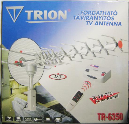 Rotating TV antenna with remote control