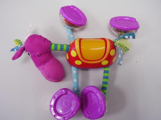 Textile and plastic toy – Sassy Hug & Tug Horse