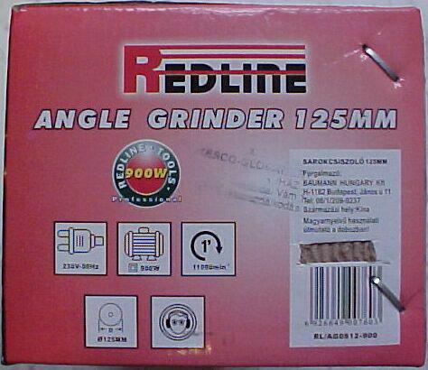 Angle grinder 900 W, 125 mm