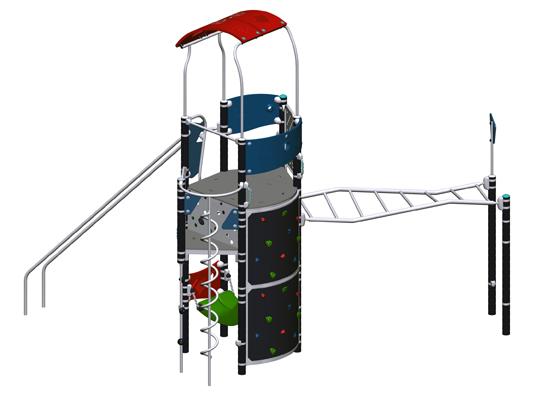 Playground climbing equipment