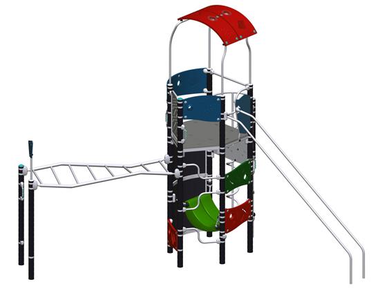 Playground climbing equipment
