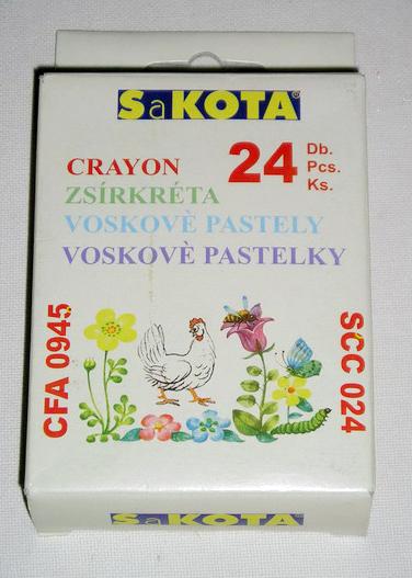 Wax crayons (voskové pastelky)