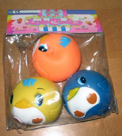 Ball Set - a set of ball-shaped squeezable toys