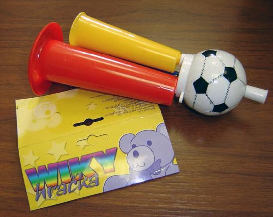 Plastic toys - Triple Horn "Wiky Hracka"