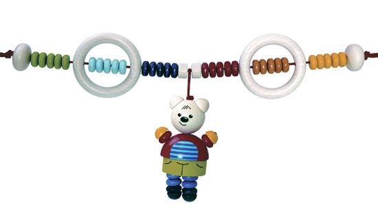 Rattle (toys intended to be strung across a cradle, cot, or perambulator)