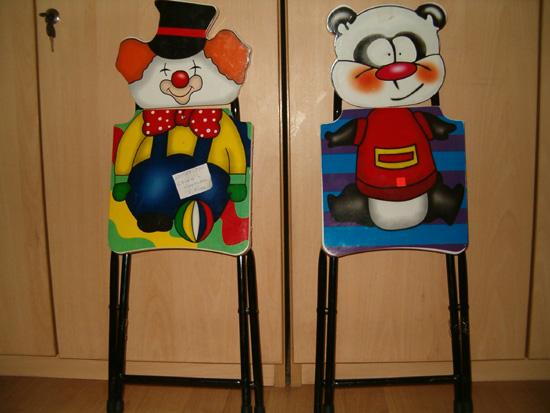 Children's chairs.