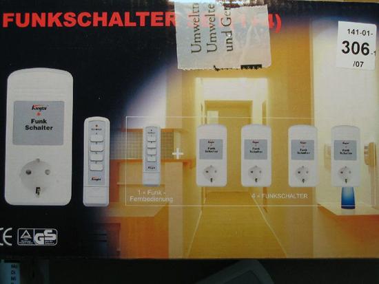 Remote-controlled socket (wireless switch unit)