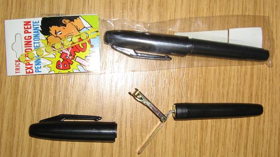 Exploding pen